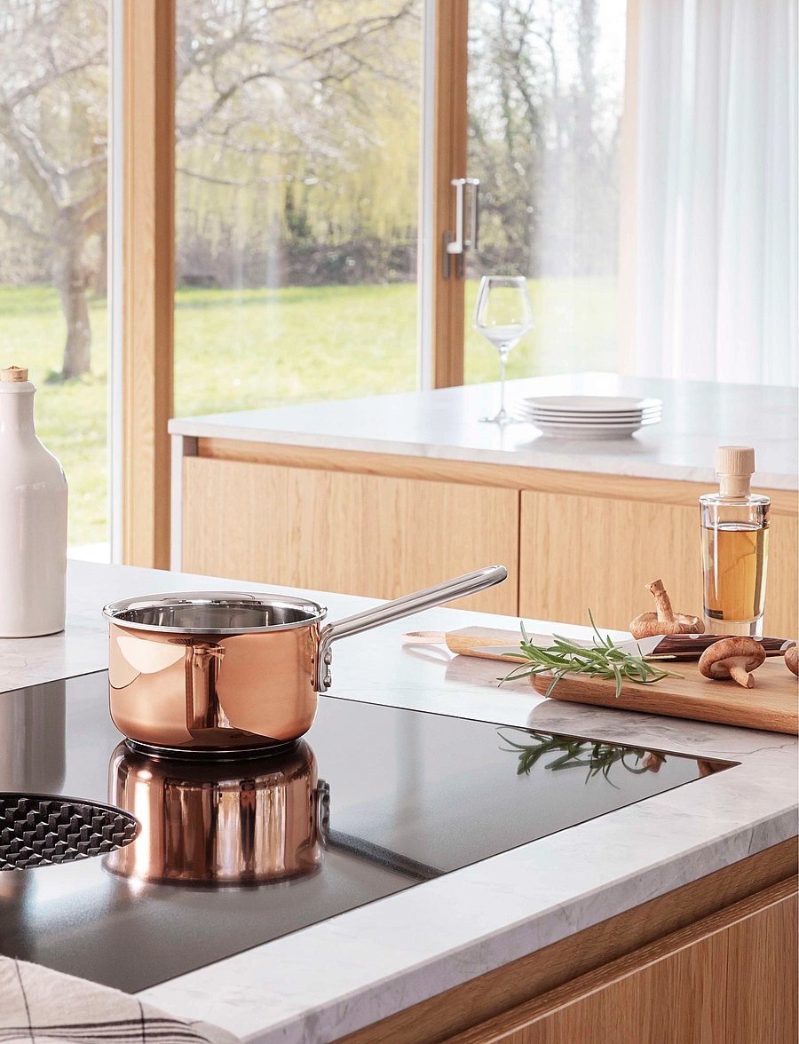 Eva Trio - Copper Saucepan 1.0 l 13 cm - osta hinna alusel - copper - 0