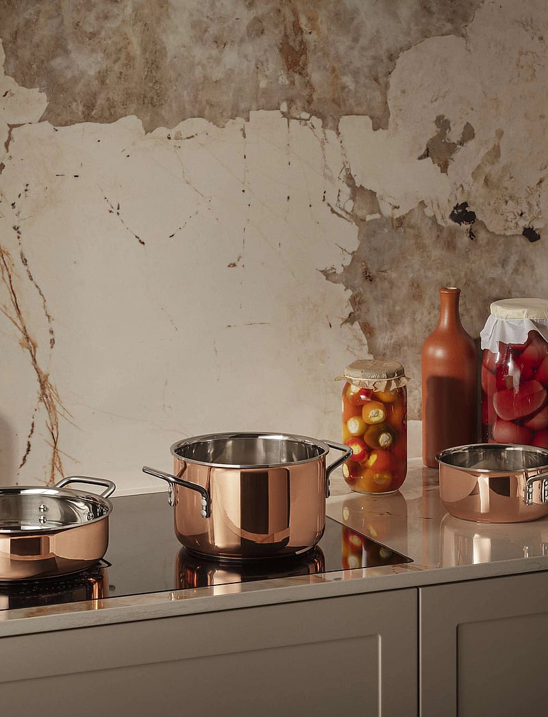 Eva Trio - Copper Saucepan 1.0 l 13 cm - nach preis einkaufen - copper - 5
