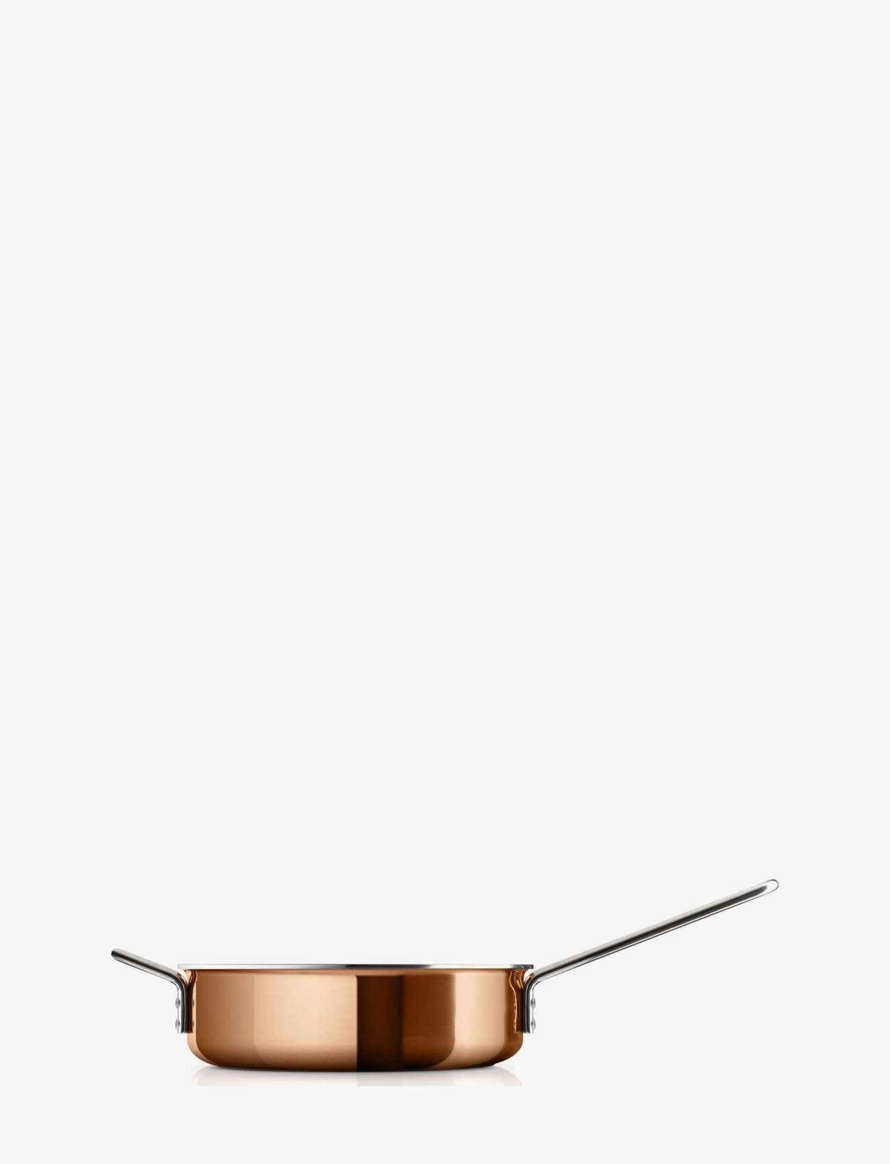Eva Trio Copper Sautépande 24 Cm, Traktorkedel og sautermaskine, Brun, Str: Ø 24 CM