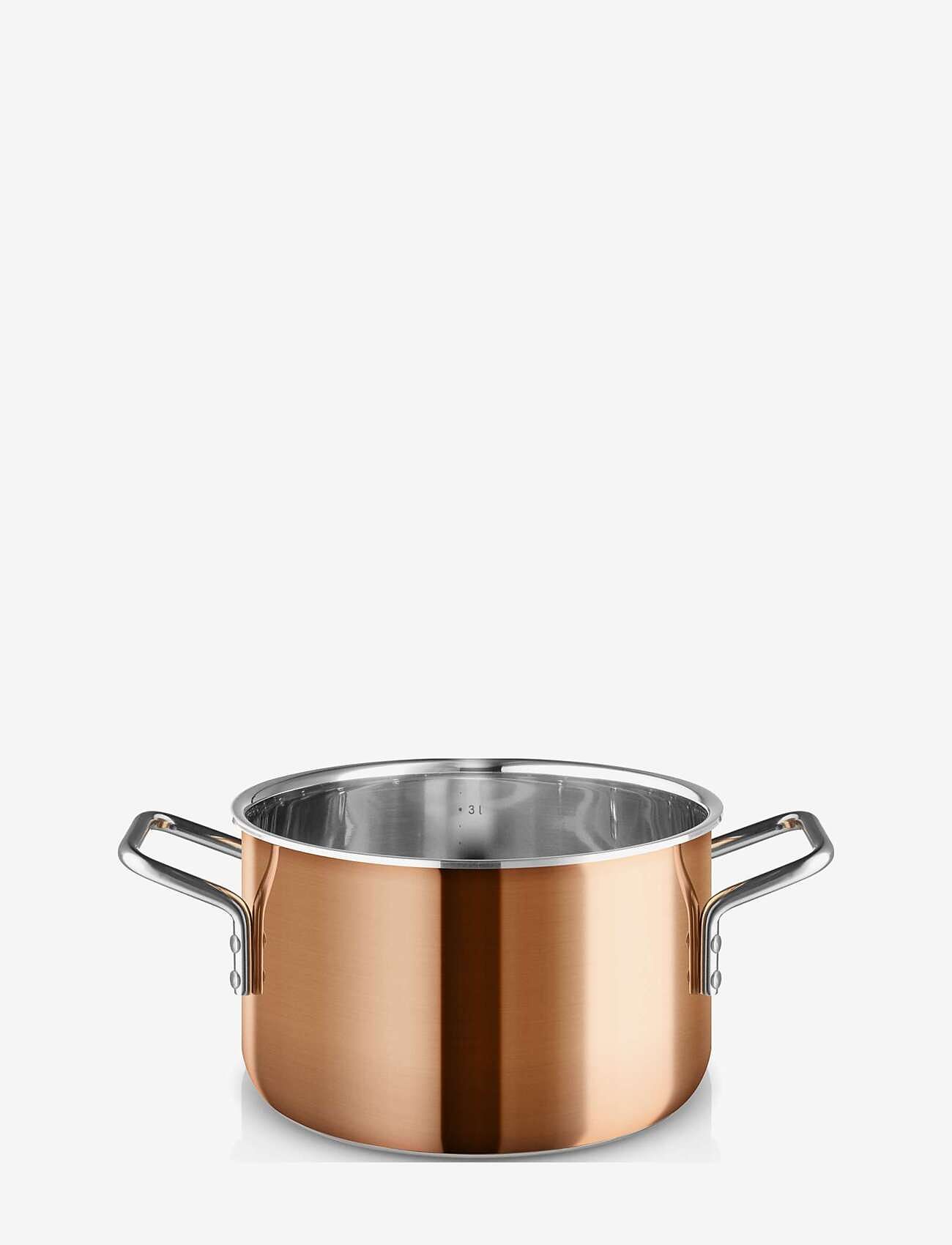 Eva Trio - Copper Casserole 3.9 l 20 cm - copper - 1