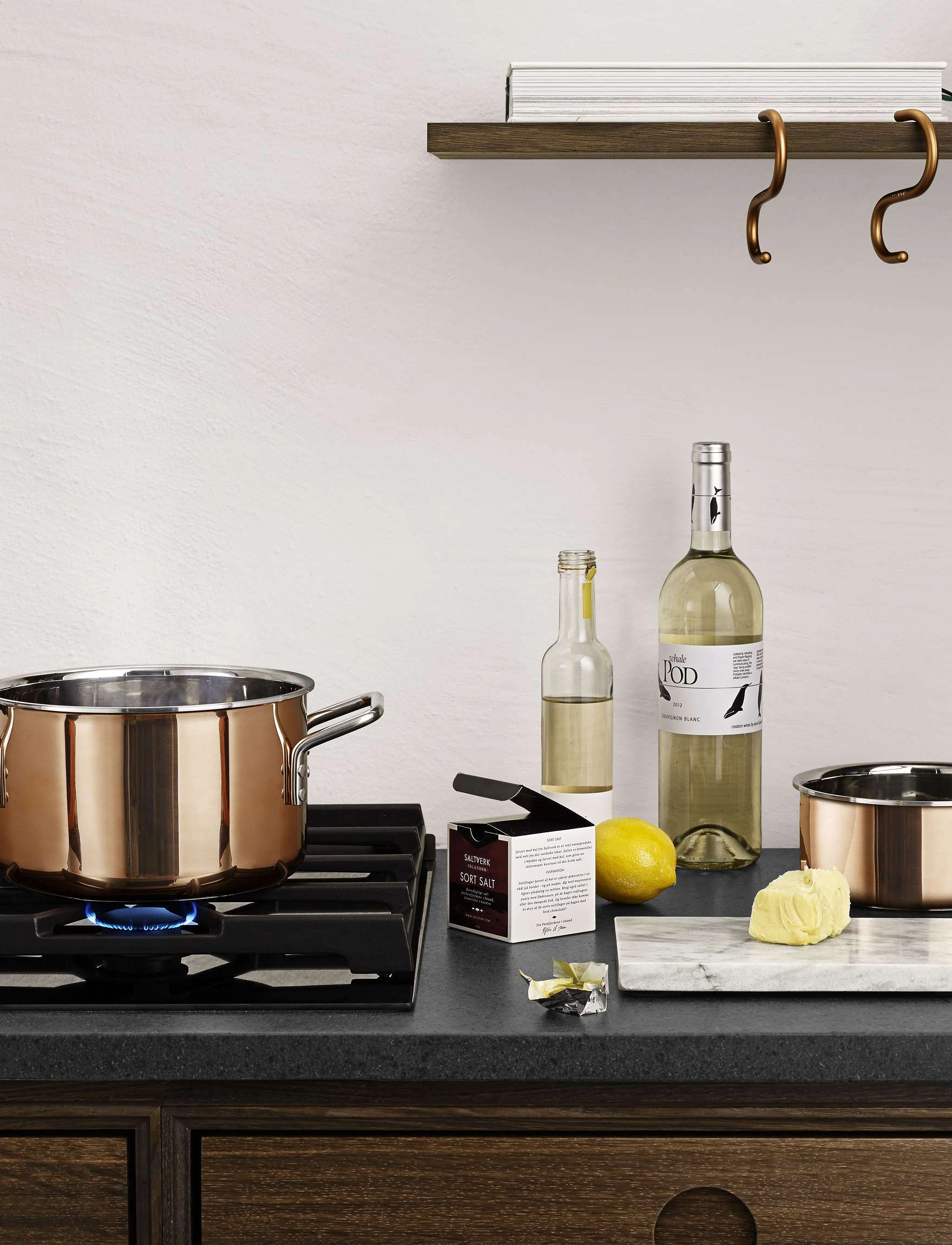 Eva Trio Copper Gryde 3,9 L 20 Cm, 3.9 L, Pots & Pans, Orange - Casserole Dishes, Homeware