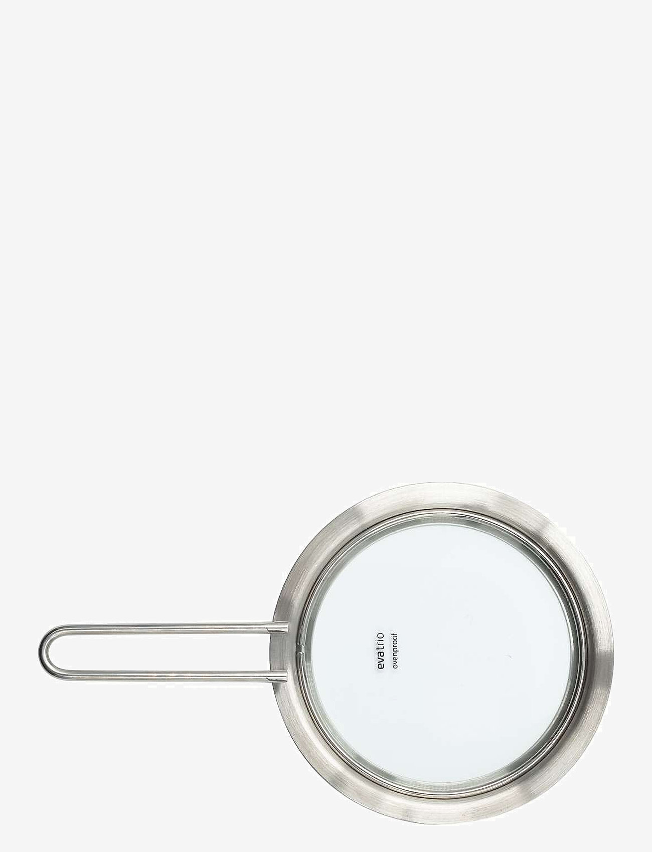 Eva Trio - Glaslåg 13 cm - kaaned ja tarvikud - brushed steel - 2