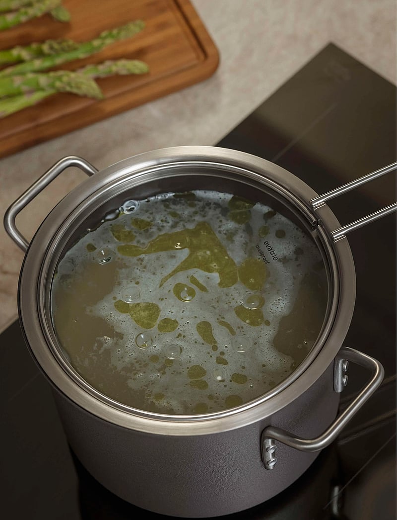 Eva Trio - Glaslåg 13 cm - kaaned ja tarvikud - brushed steel - 4