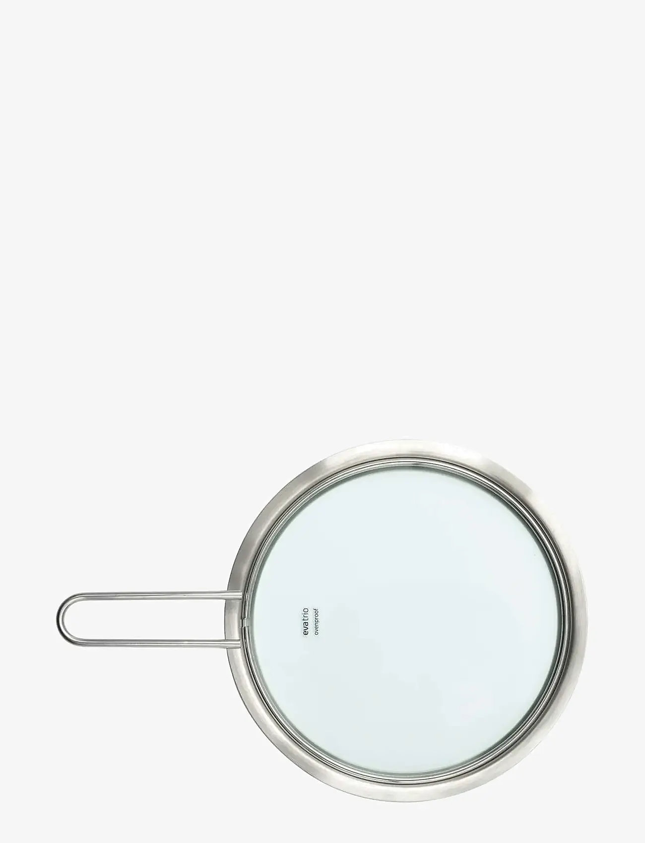 Eva Trio - Glaslåg 20 cm - kaaned ja tarvikud - brushed steel - 2