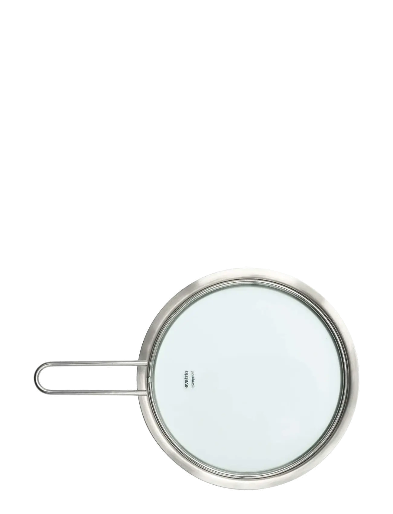 Eva Trio - Glaslåg 20 cm - kaaned ja tarvikud - brushed steel - 2