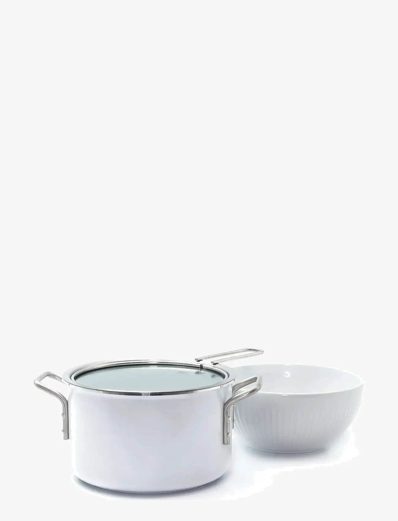 Eva Trio - Glaslåg 20 cm - kaaned ja tarvikud - brushed steel - 4