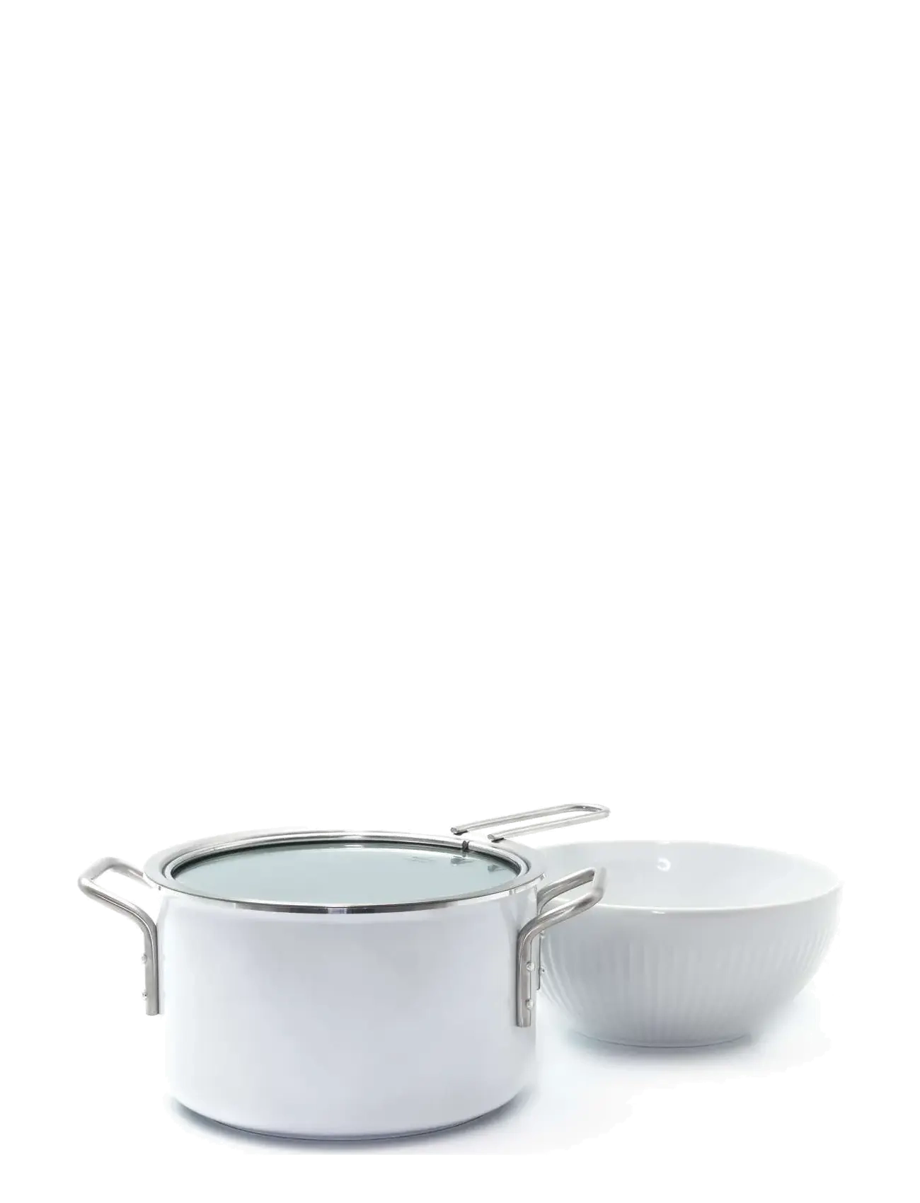 Eva Trio - Glaslåg 20 cm - kaaned ja tarvikud - brushed steel - 4