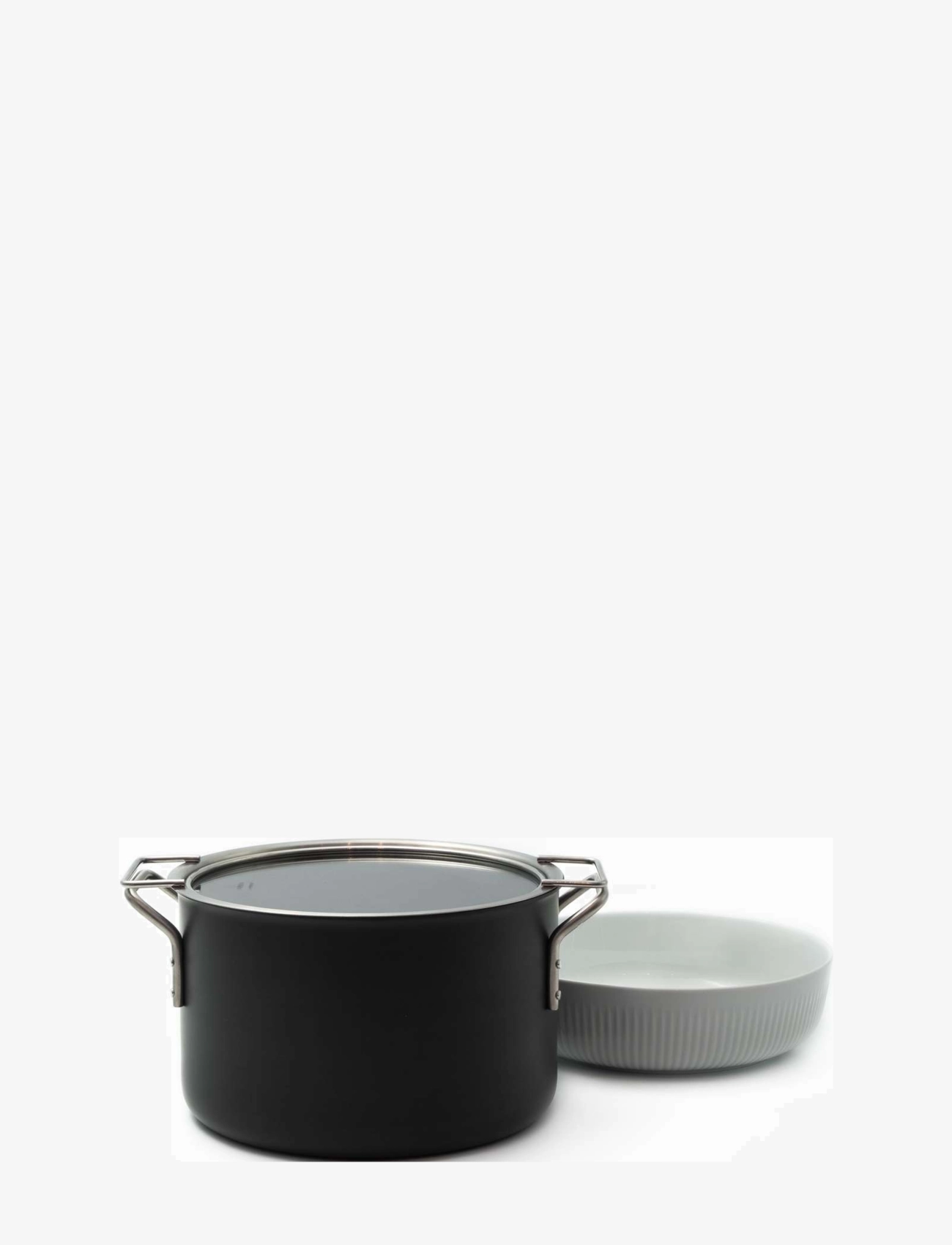Eva Trio - Glaslåg 24 cm - brushed steel - 5