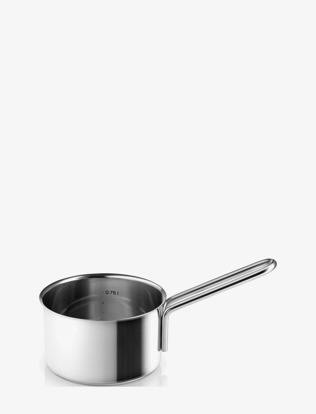 Eva Trio Stainless Steel Kasserolle 1,1 L 13 Cm, Casserole Ret o, Sølv, Str: 1.1 L