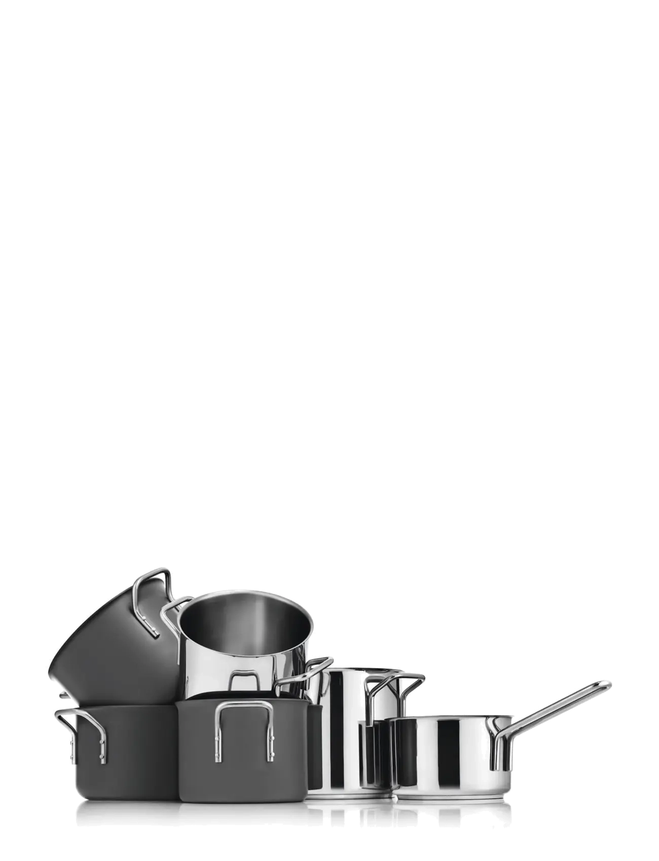 Eva Trio - Stainless Steel Sauterkasserolle 1,3 l 16 cm - sauterpander - polished steel - 2