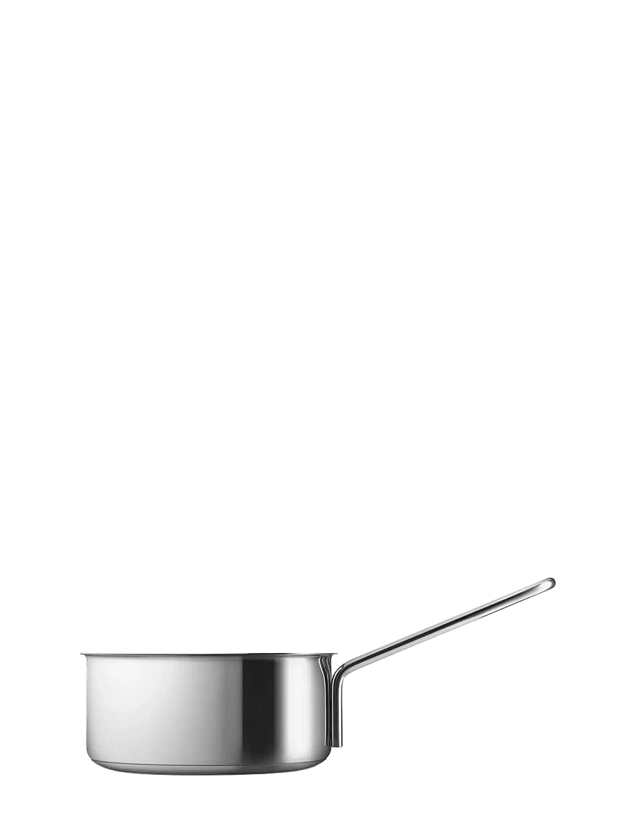 Eva Trio - Stainless Steel Sauté saucepan 1.3 l 16 cm - kastmepotid ja -pannid - polished steel - 3