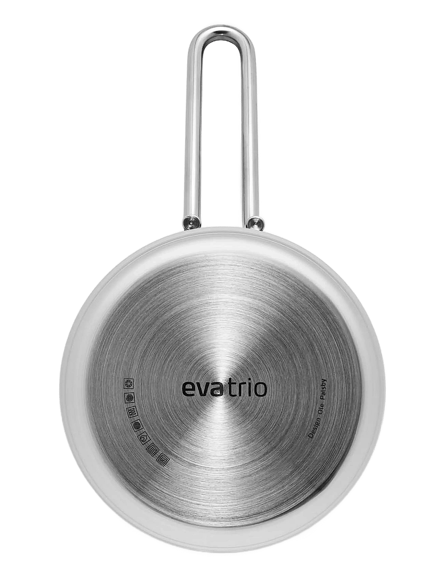 Eva Trio - Stainless Steel Sauté saucepan 1.3 l 16 cm - kastmepotid ja -pannid - polished steel - 4