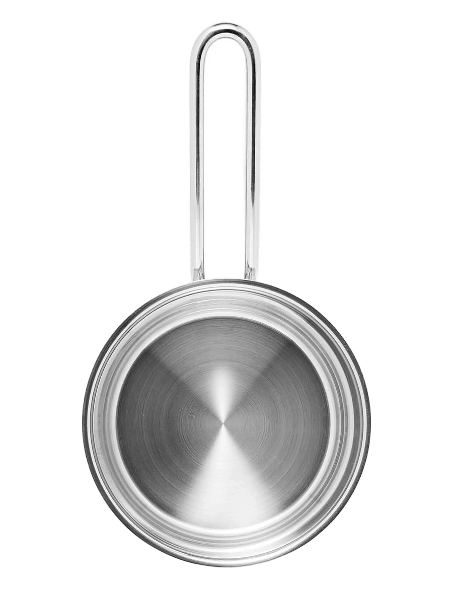 Eva Trio - Stainless Steel Sauté saucepan 1.3 l 16 cm - kastmepotid ja -pannid - polished steel - 5