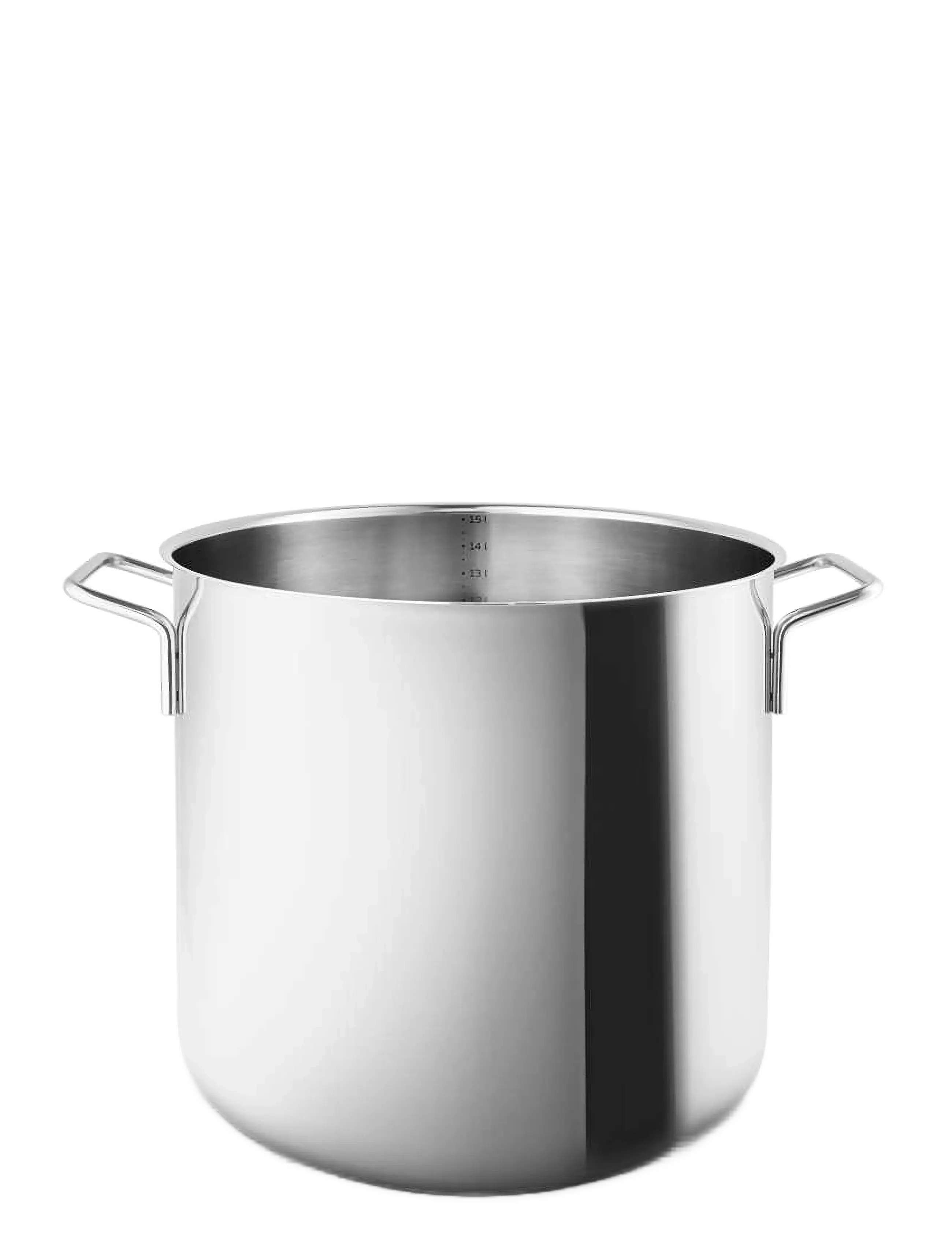 Eva Trio Stainless Steel Gryde 15 L 28 Cm, Casserole Ret o, Sølv, Str: 15 L