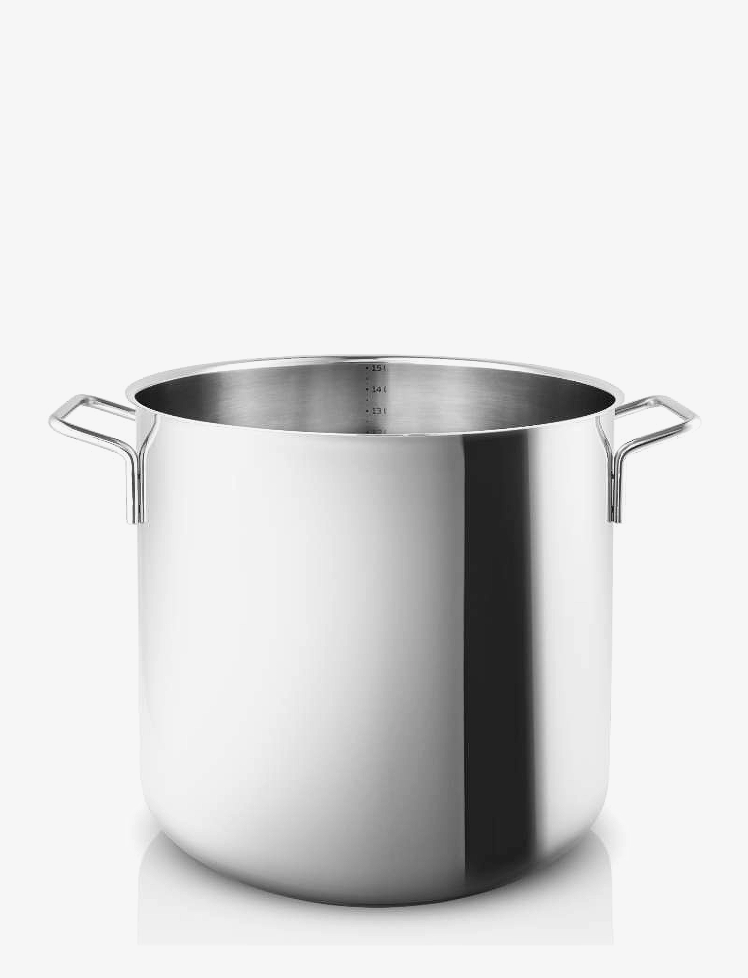 Stainless Steel Gryde 15 l 28 cm - POLISHED STEEL