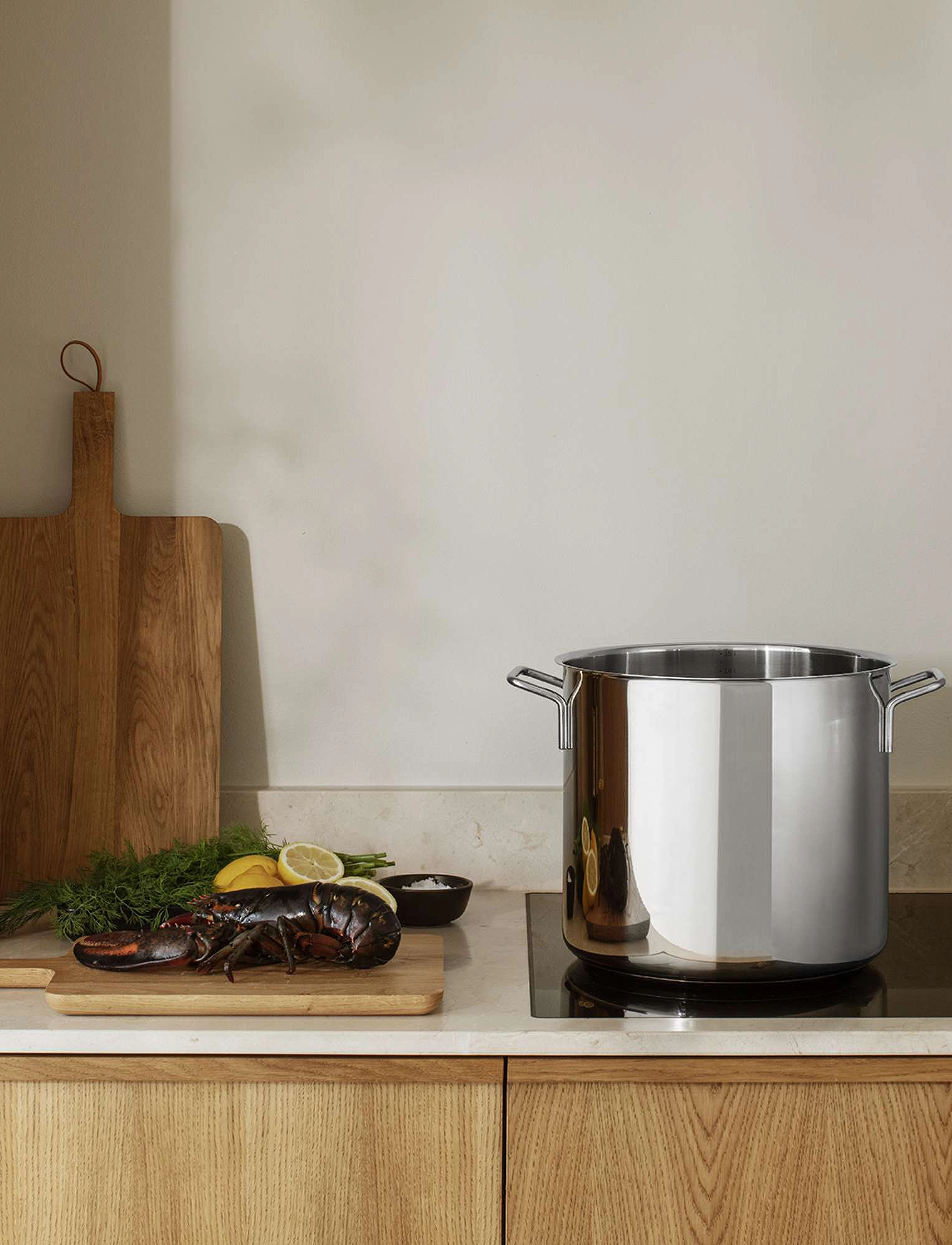 Eva Trio Stainless Steel Gryde 15 L 28 Cm, L, Pots & Pans, Silber - Casserole Dishes, Homeware