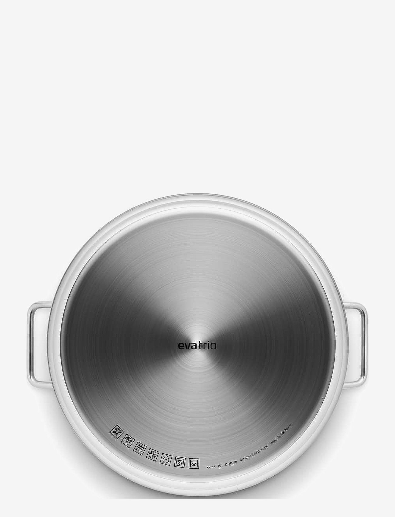 Eva Trio - Stainless Steel Gryde 15 l 28 cm - gryder - polished steel - 3