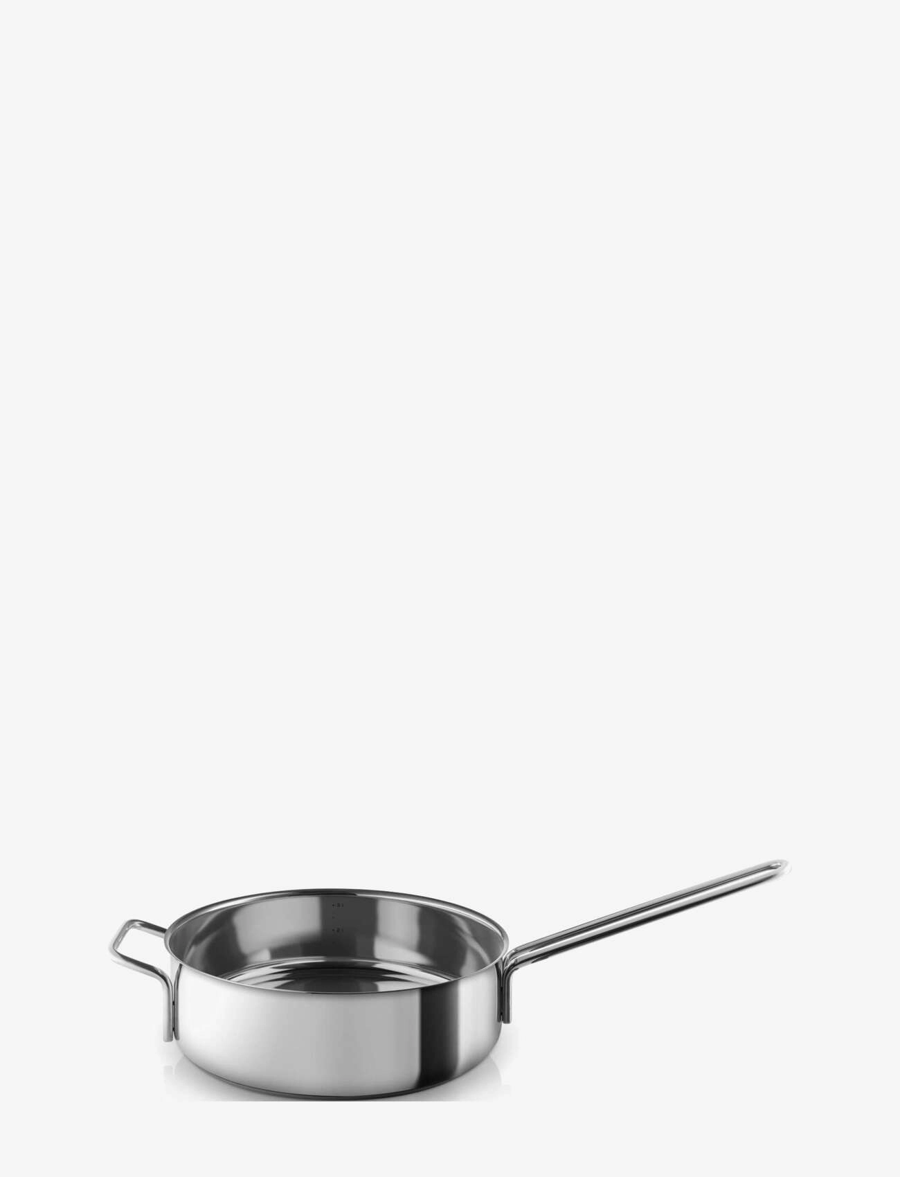 Eva Trio Stainless Steel Sauterpande 24 cm - Køkken - POLISHED STEEL / silver