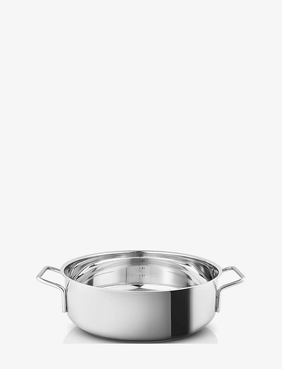 Eva Trio - Stainless Steel Sauté pot 28 cm - polished steel - 0
