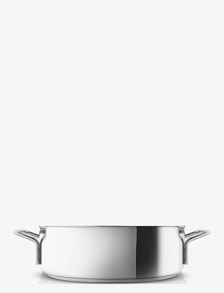 Eva Trio - Stainless Steel Sauté pot 28 cm - polished steel - 1