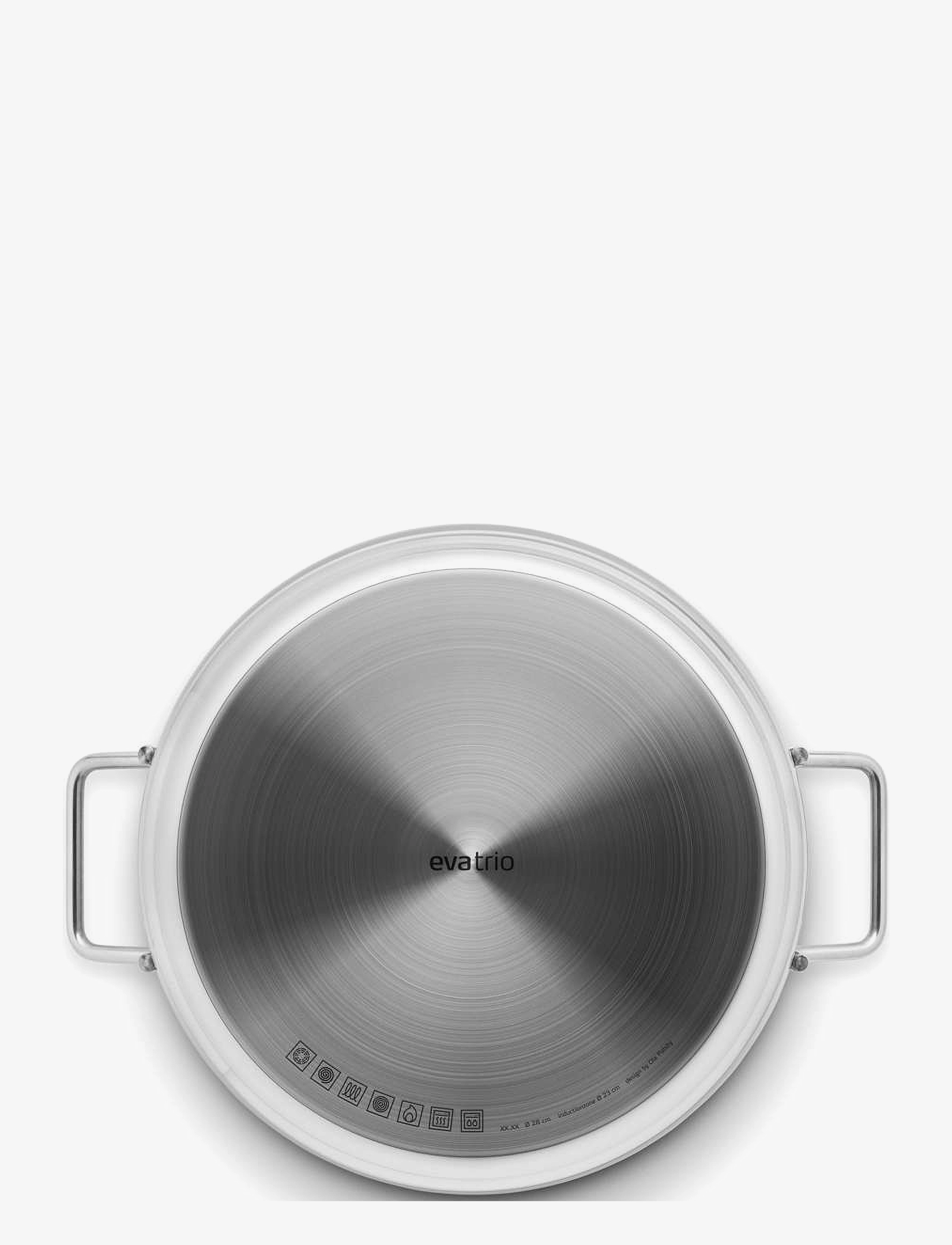 Eva Trio - Stainless Steel Sauté pot 28 cm - polished steel - 3