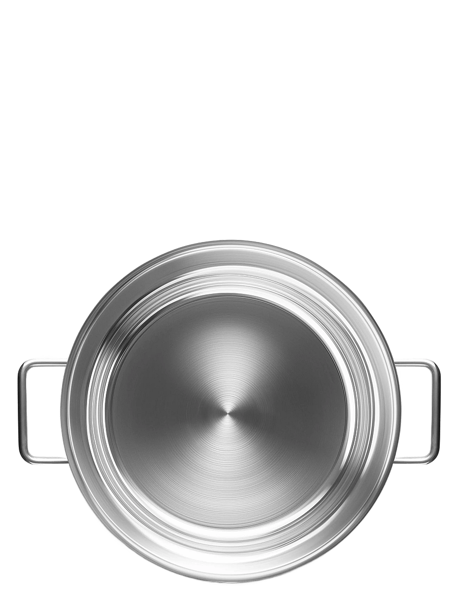 Eva Trio - Stainless Steel Pot 4.8 L 24 cm - auflaufformen - brushed steel - 3