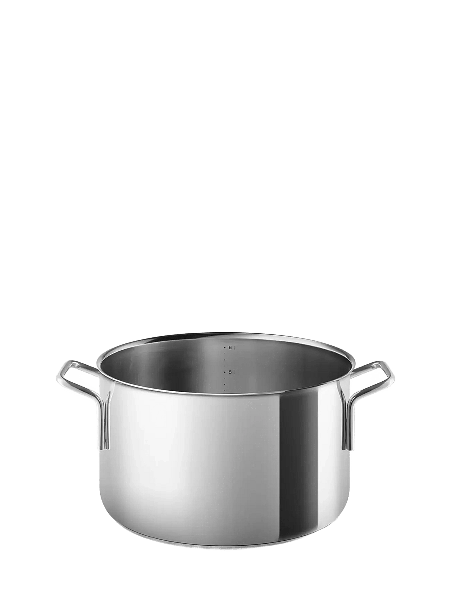 Eva Trio - Stainless Steel Pot 6.5 l 24 cm - auflaufformen - polished steel - 1