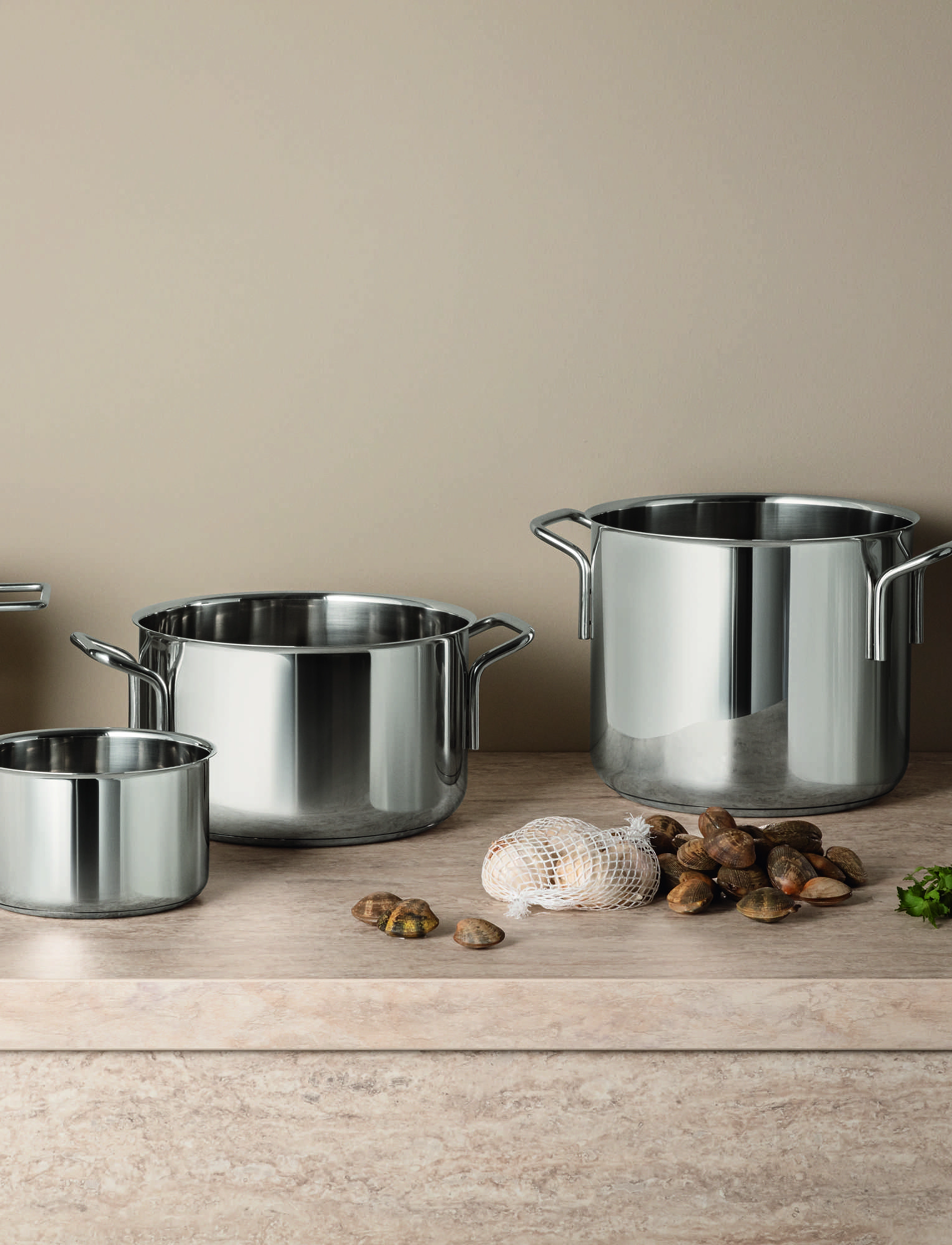 Eva Trio Stainless Steel Gryde 6,5 L 24 Cm, 6.5 L, Pots & Pans, Silber - Casserole Dishes, Homeware