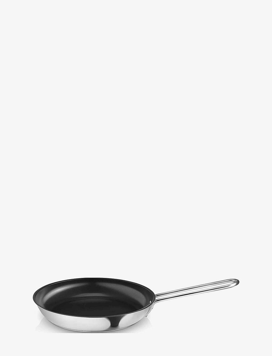 Eva Trio - Stainless Steel Frying pan 24 cm ceramic Slip-Let® - praepannid ja pannid - polished steel - 1