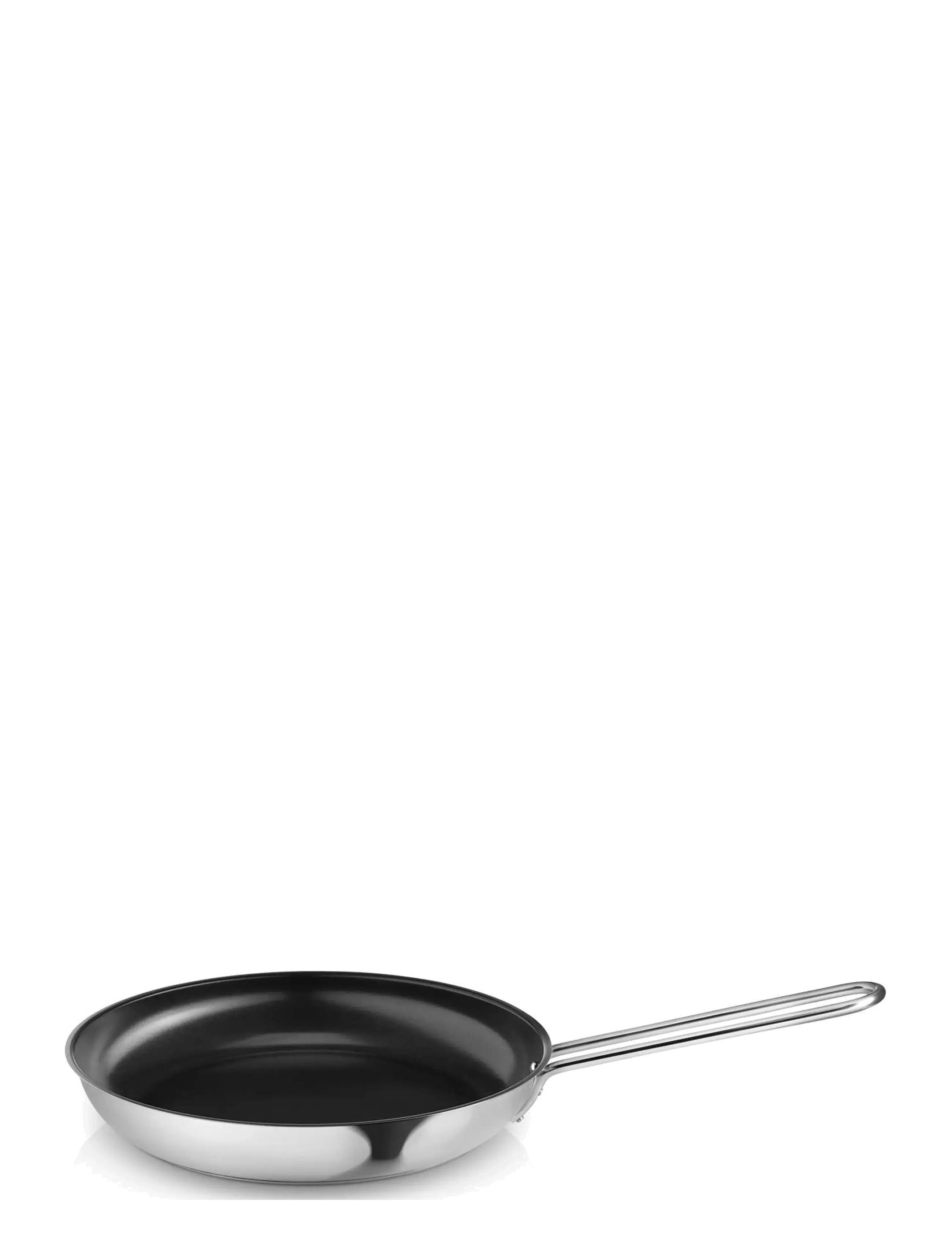 Eva Trio Stainless Steel Stegepande 30 Cm Keramisk Slip-Let , Stegepande, Sølv, Str: Ø 30 CM