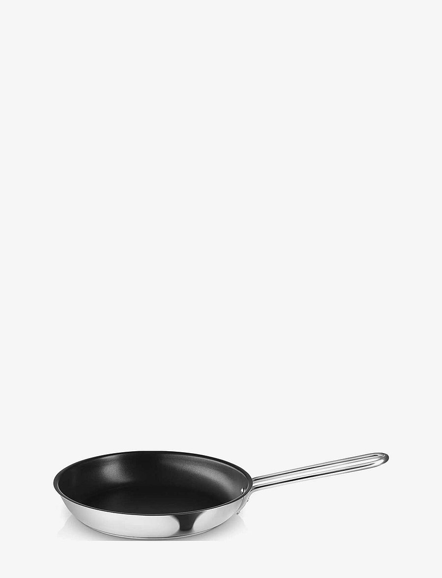 Eva Trio - Stainless Steel Frying pan 24 cm Slip-Let® coating - polished steel - 0
