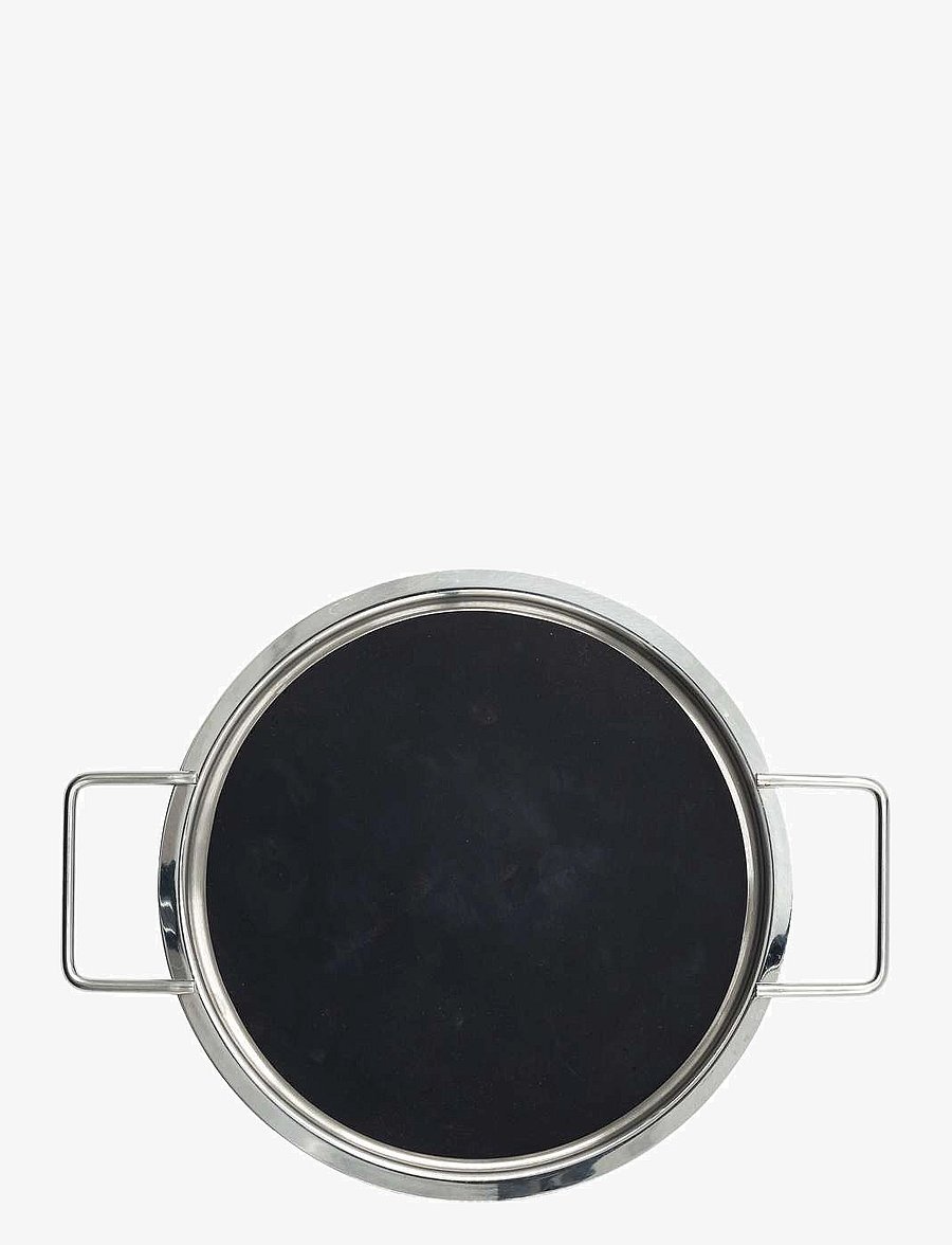Eva Trio - Hældelåg 16 cm - deckel & zubehör - black/steel - 3