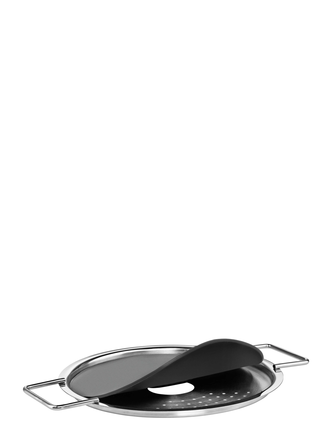 Eva Trio - Hældelåg 24 cm - kaaned ja tarvikud - black/steel - 2