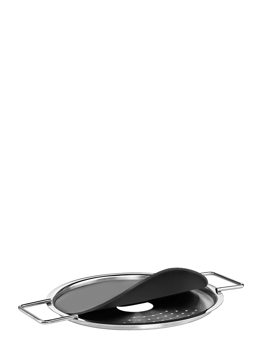 Eva Trio - Hældelåg 24 cm - kaaned ja tarvikud - black/steel - 2