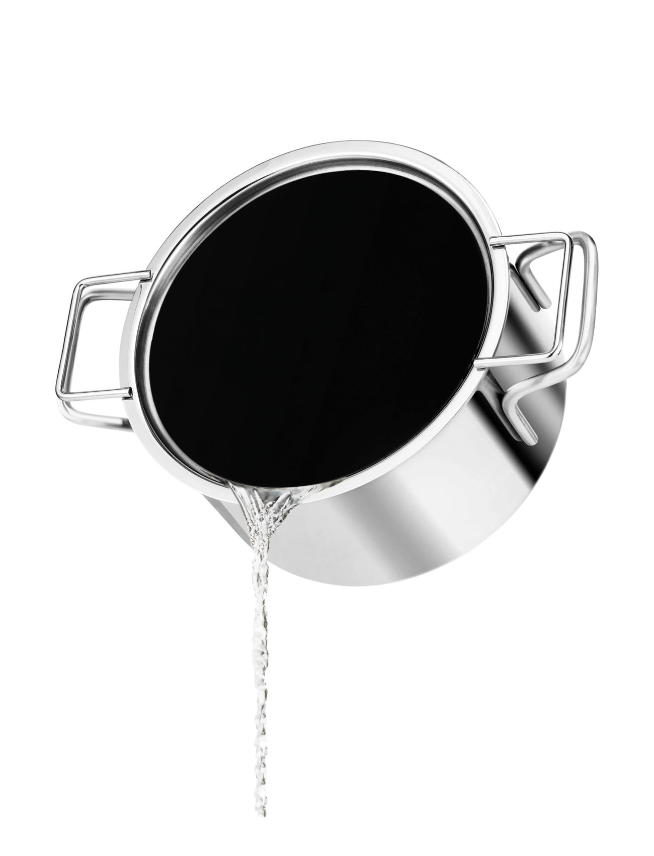 Eva Trio - Hældelåg 24 cm - kaaned ja tarvikud - black/steel - 5
