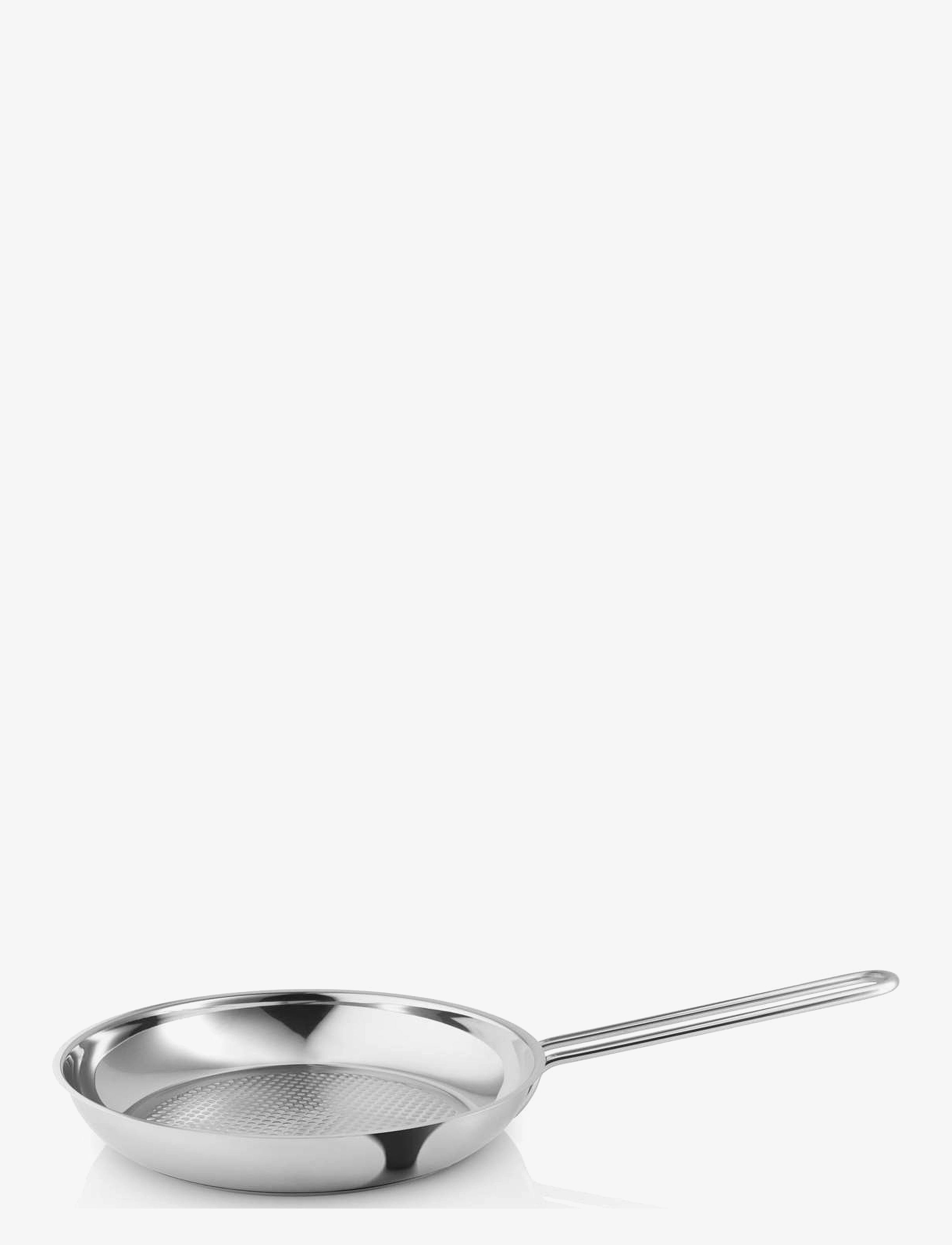 Eva Trio Stainless Steel Stegepande 28 cm Honeycomb - Køkken - POLISHED STEEL / silver