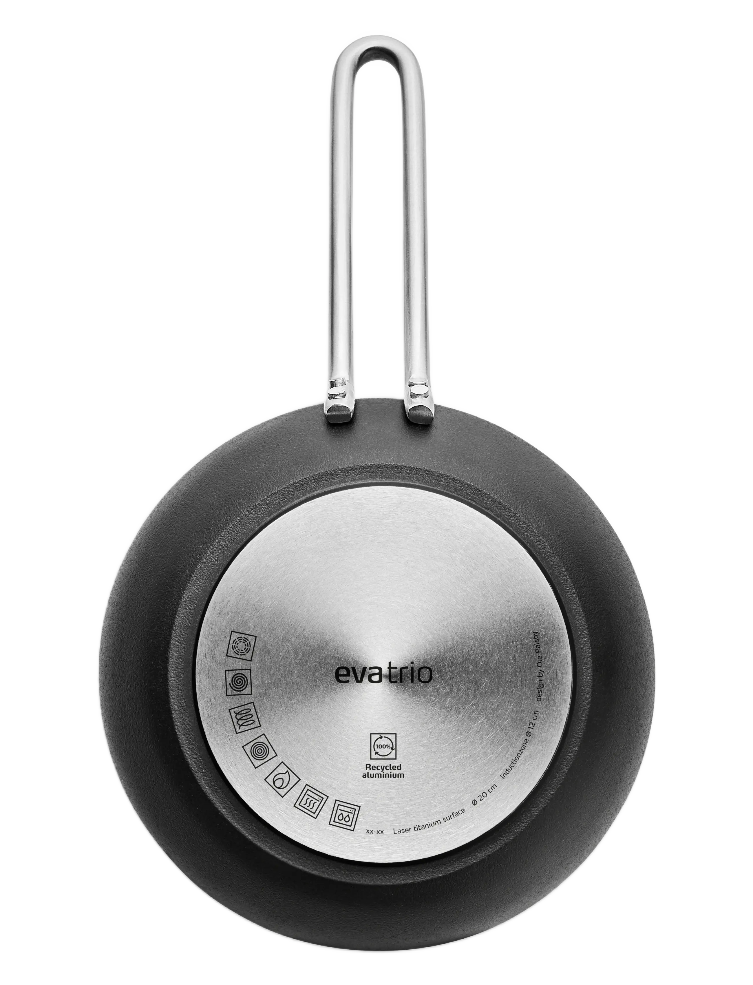 Eva Trio - Professional Frying pan 20 cm Slip-Let® Laser Titanium - frying pans & skillets - black - 4