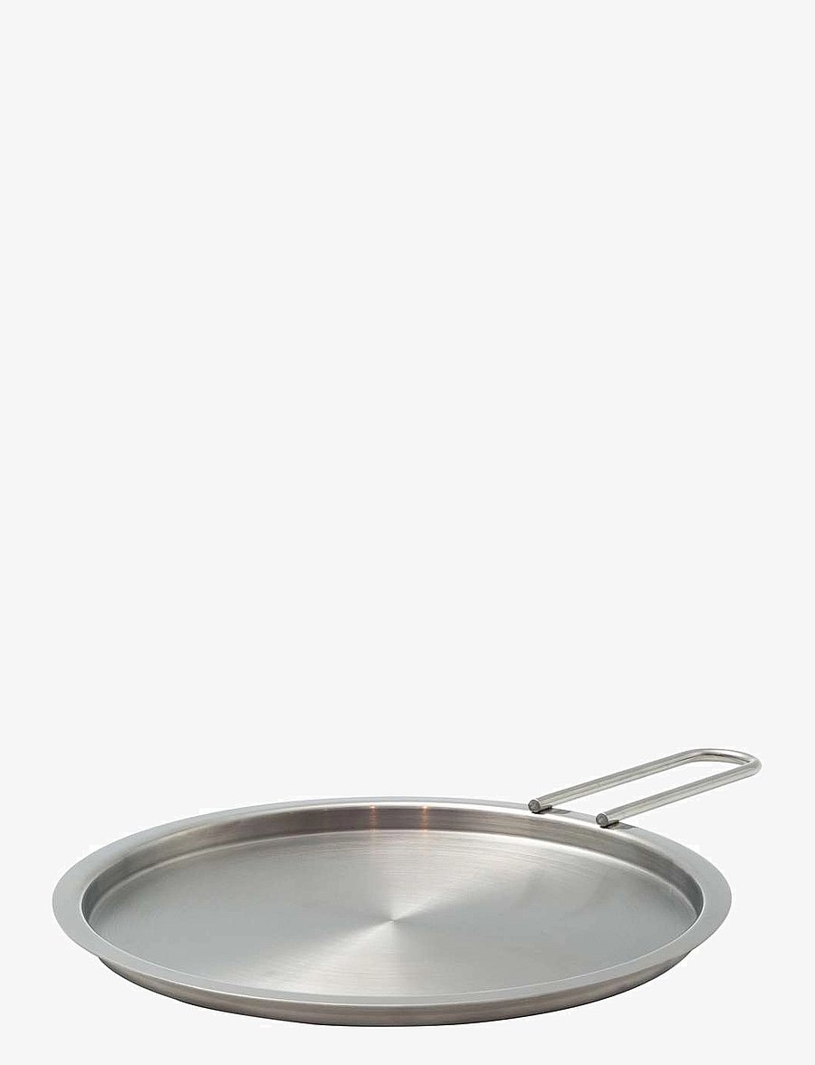 Eva Trio - Tallerkenlåg 20 cm rustfrit stål - kaaned ja tarvikud - brushed steel - 2