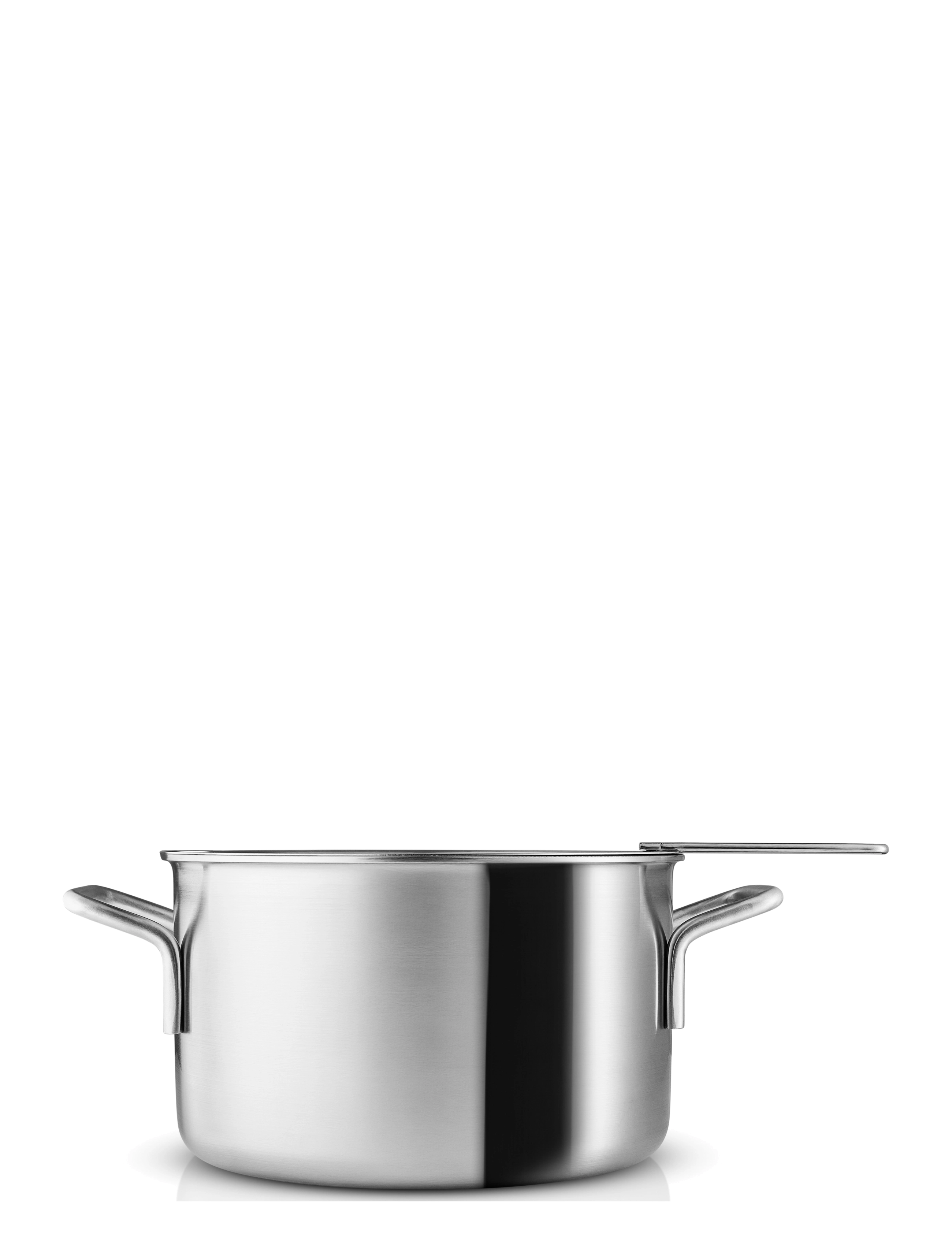 Eva Trio - Tallerkenlåg 20 cm rustfrit stål - deckel & zubehör - brushed steel - 3