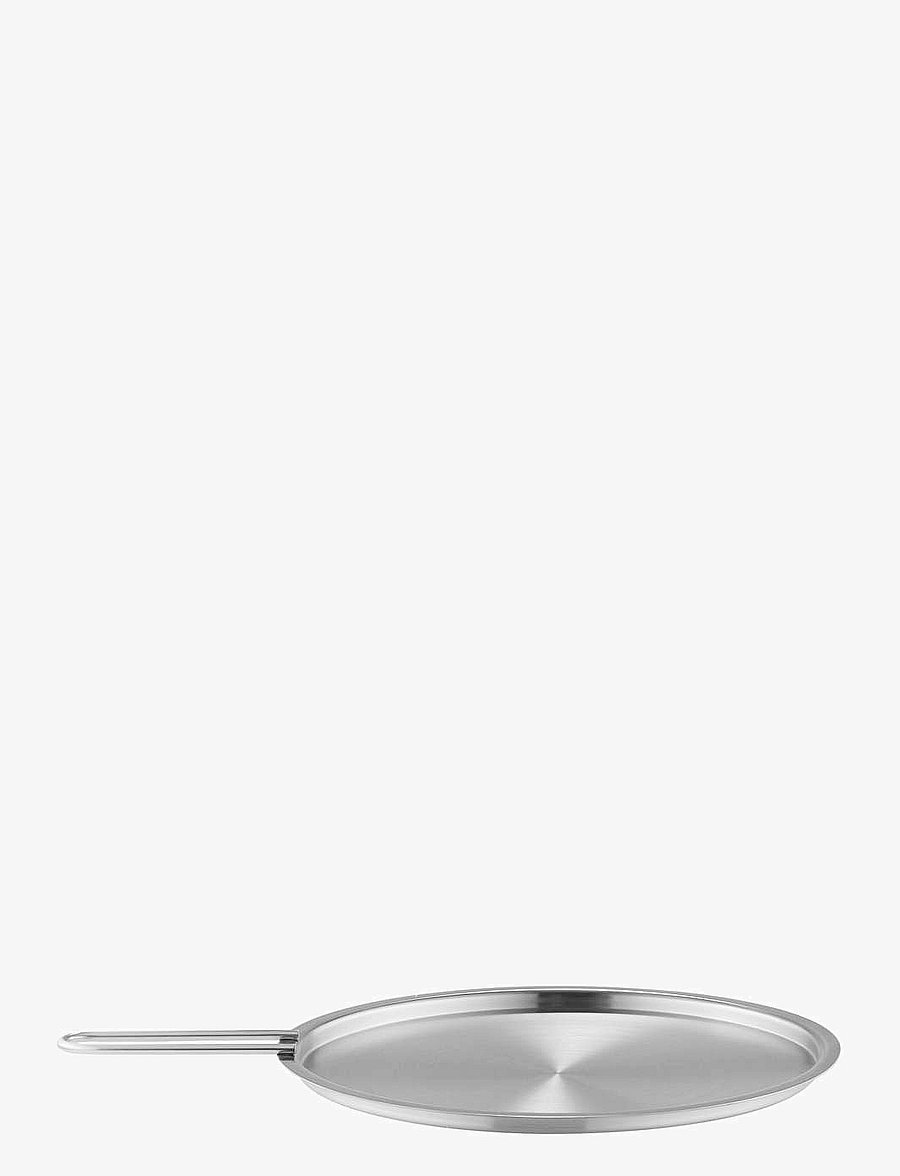 Eva Trio - Tallerkenlåg 24 cm rustfrit stål - deckel & zubehör - brushed steel - 1