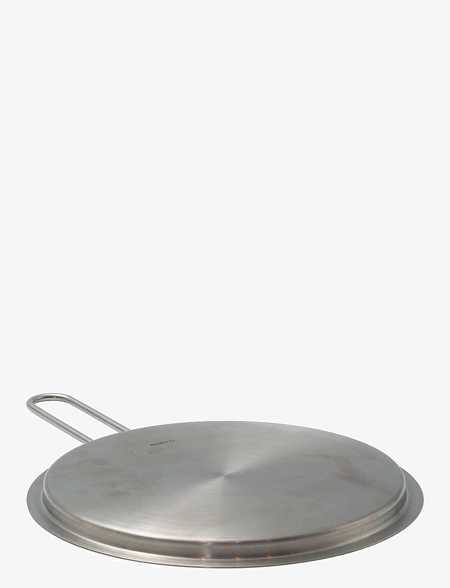 Eva Trio - Tallerkenlåg 24 cm rustfrit stål - deckel & zubehör - brushed steel - 3