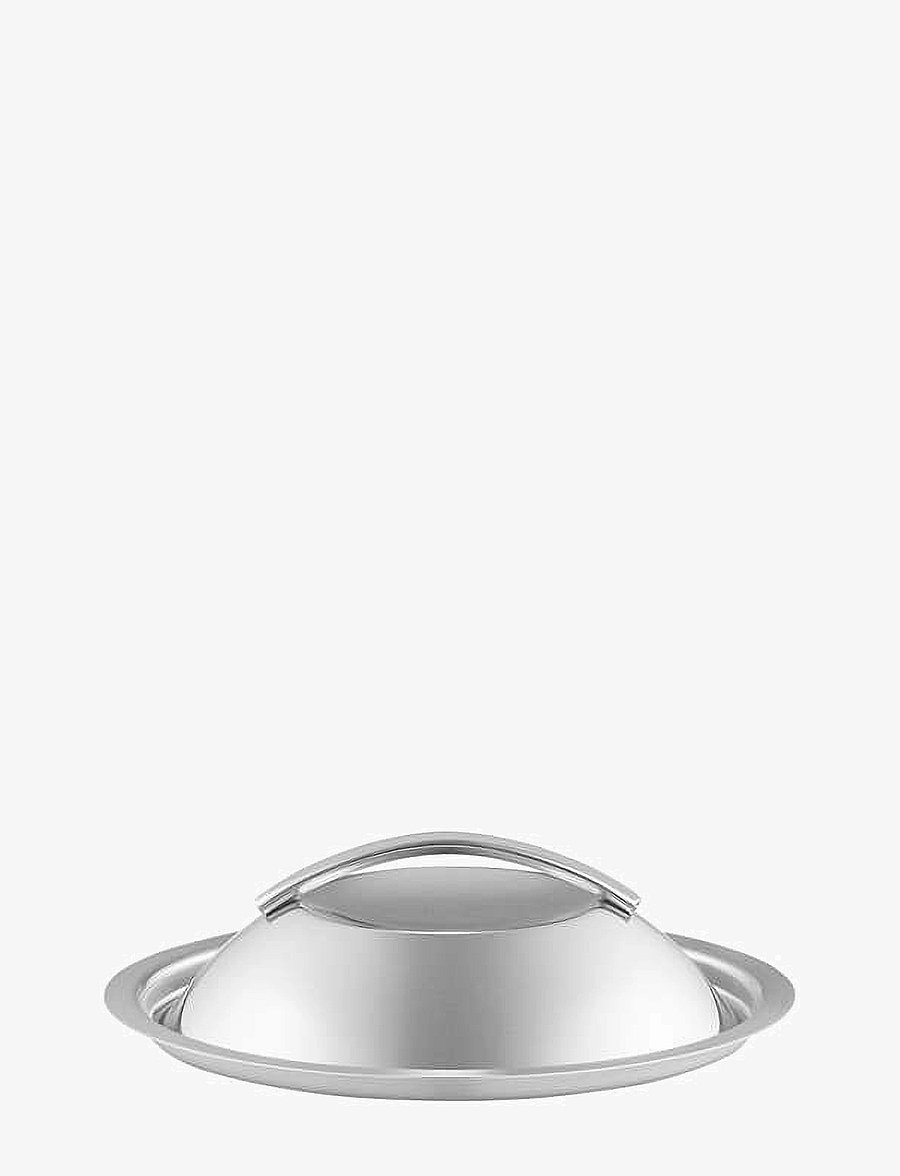 Eva Trio - Kuppellåg 16 cm rustfrit stål - deckel & zubehör - brushed steel - 1
