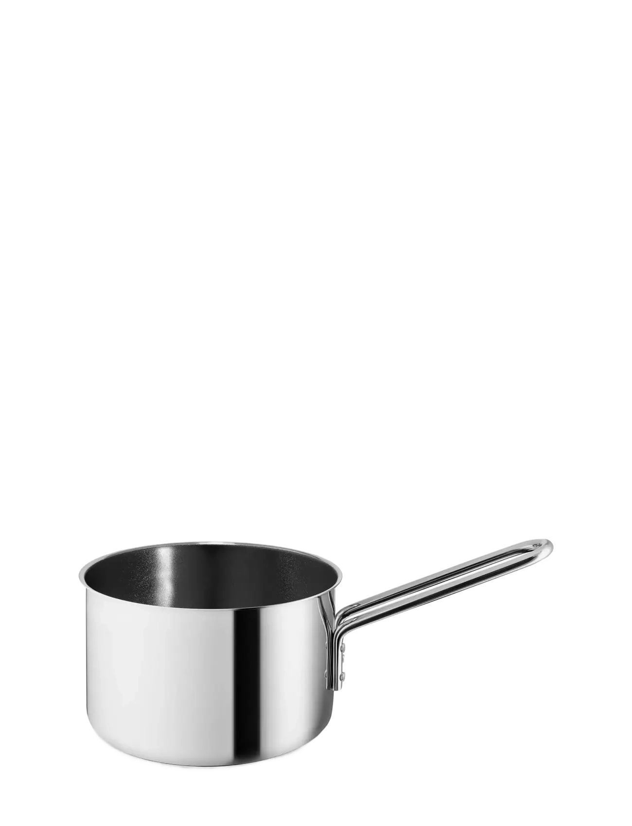 Eva Trio Stainless Steel Kasserolle 1,8 L Keramisk Slip-Let , Casserole Ret o, Sølv, Str: 1.8 L