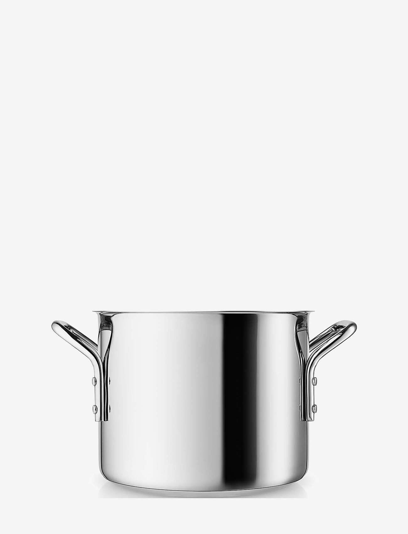 Eva Trio - Stainless Steel Gryde 2,2 l keramisk Slip-Let® belægning - støbejernsgryde - polished steel - 1
