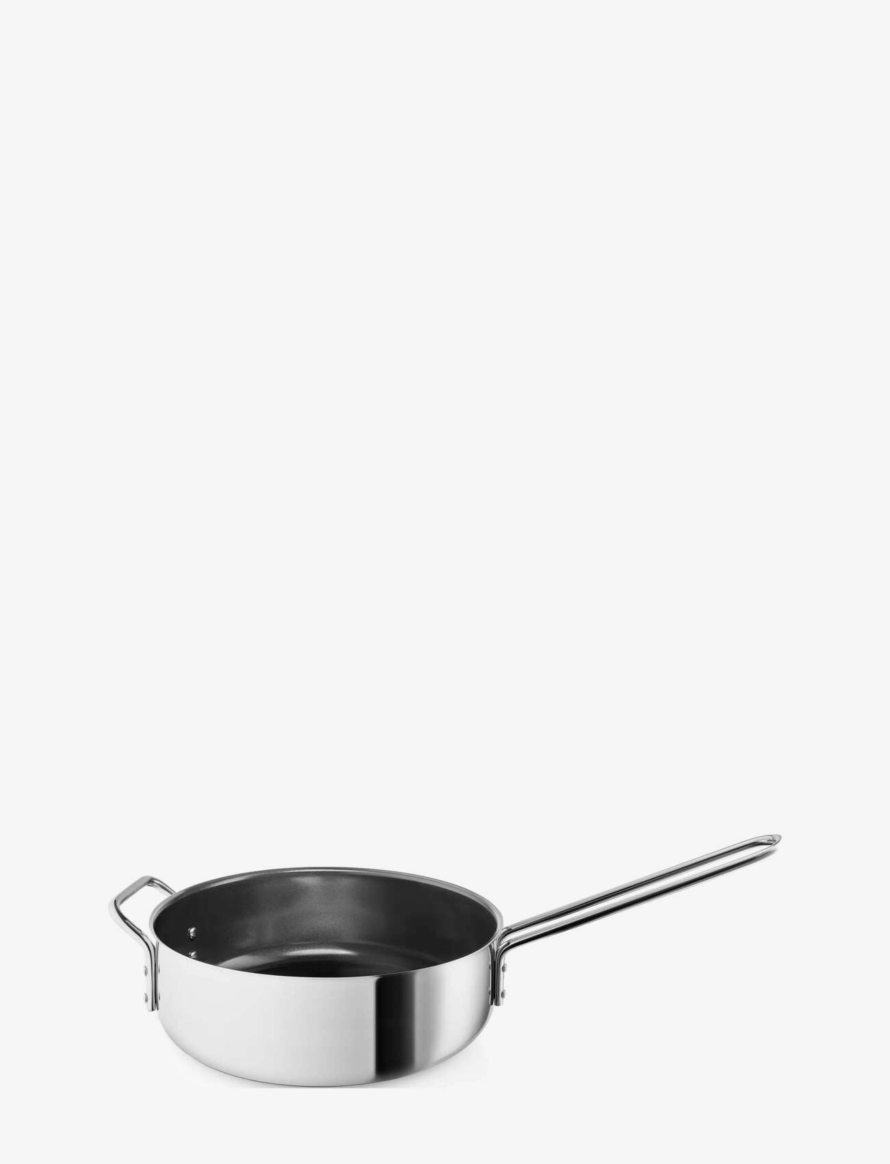 Eva Trio Stainless Steel Sauterpande 24 Cm Keramisk Slip-Let , Casserole Ret o, Sølv, Str: Ø 24 CM