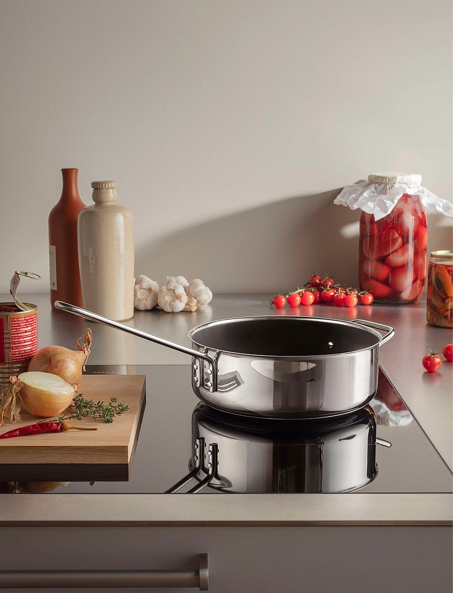 Eva Trio - Stainless Steel Sauté pan 24 cm ceramic Slip-Let® - kastmepotid ja -pannid - polished steel - 0