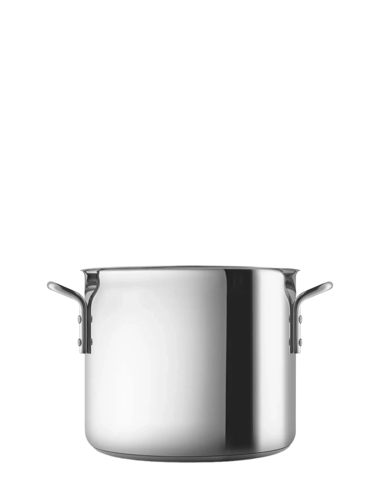 Eva Trio Stainless Steel Gryde 4,8 L Keramisk Slip-Let Belægning, Casserole Ret o, Sølv, Str: 4.8 L