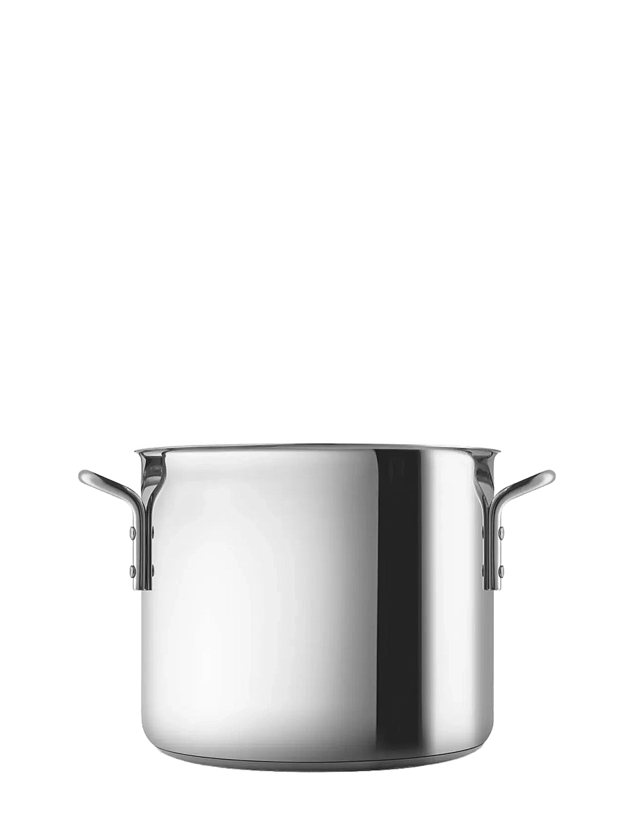 Eva Trio - Stainless Steel Pot 4.8 l 20 cm ceramic Slip-Let® coating - malmist potid - polished steel - 1