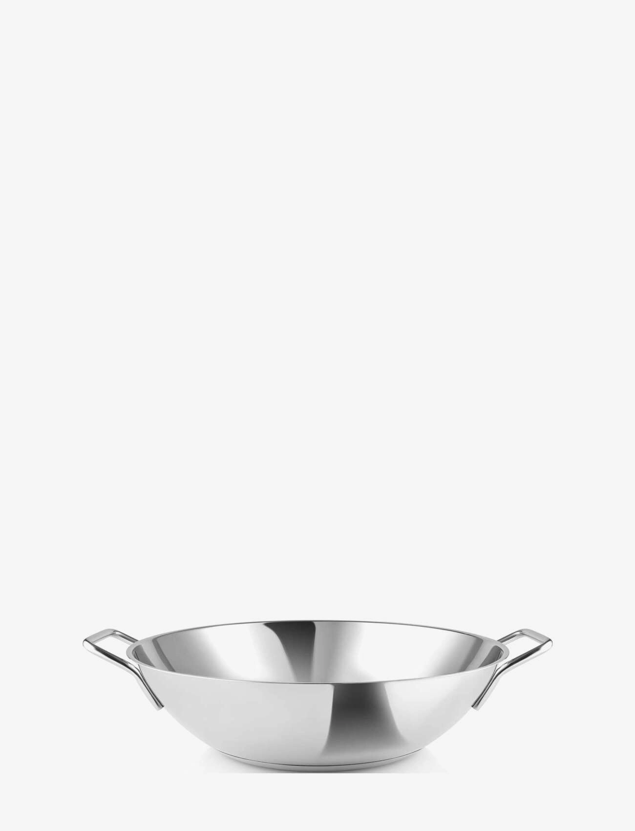 Eva Trio Stainless Steel Wok 5,0 l Ø32 cm - Køkken - POLISHED STEEL / silver