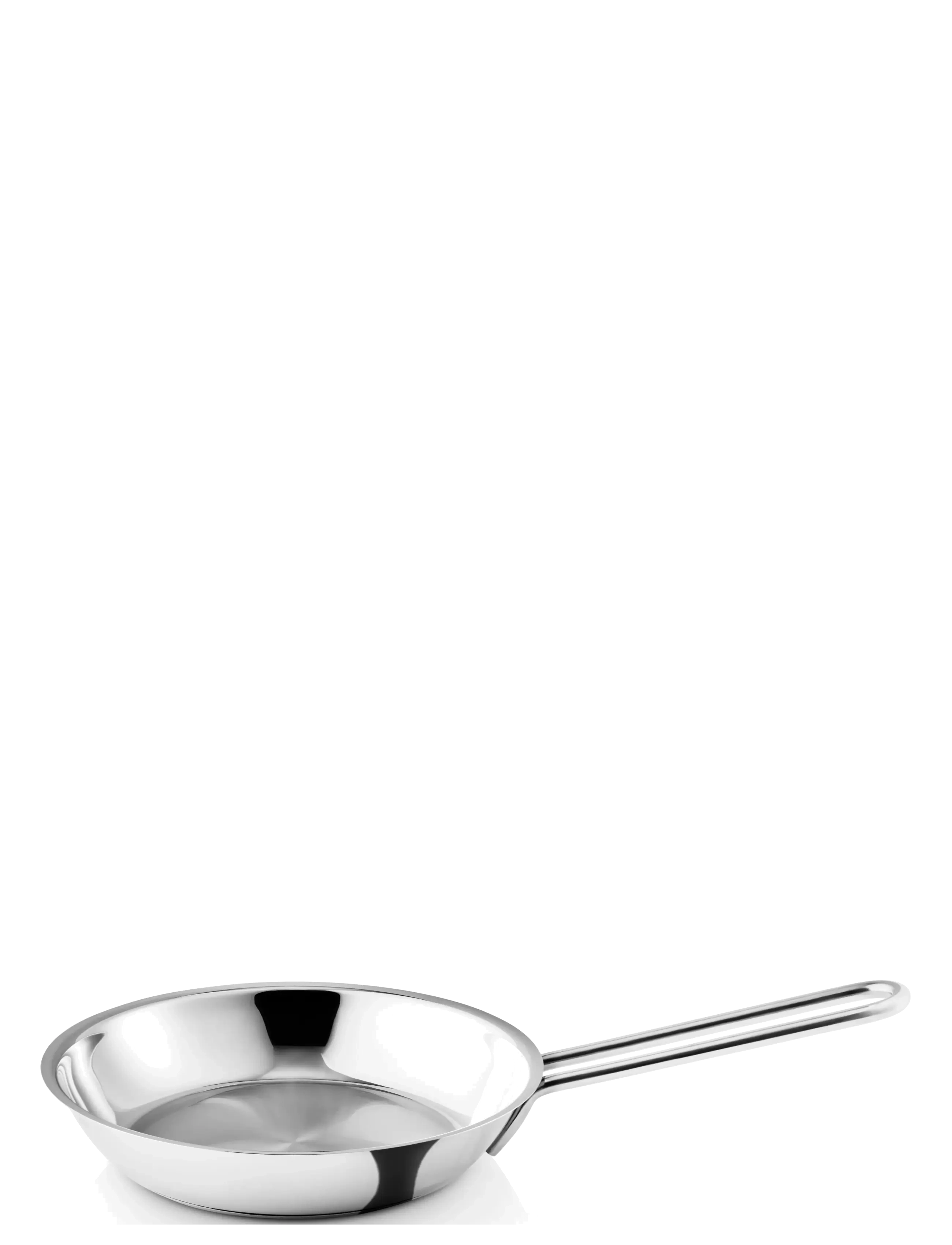 Eva Trio Stainless Steel Frying Pan 20 Cm Steel Base, Stegepande, Sølv, Str: 20 CM